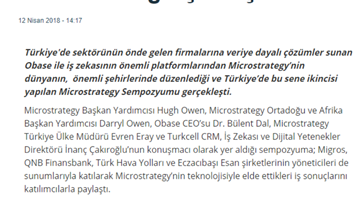 MicroStrategy Sempozyumu Bir Kez Daha İstanbul’da!