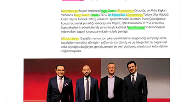 MicroStrategy Sempozyumu Bir Kez Daha İstanbul’da!